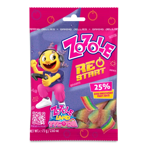 Желейні Цукерки З Фруктовим Смаком Restart, м/у 75г