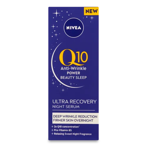 Нічна Сироватка Ultra Recovery Q10 Anti-Wrinkle Power Nivea, 30мл
