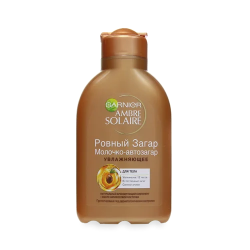 Молочко Для Автозасмаги Зволоження 12 Годин Ambre Solaire Garnier, Пластикова Пляшка 150мл