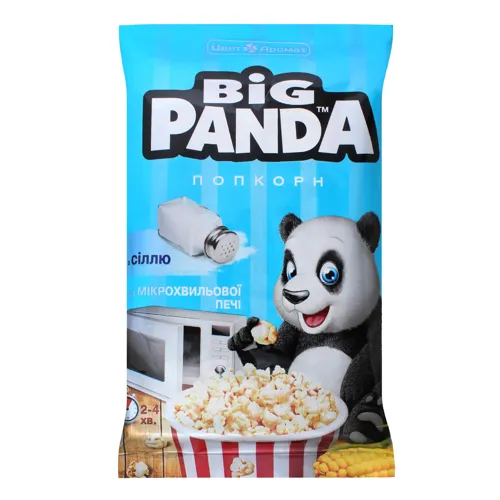 Попкорн з сіллю для мікрохвильової печі Big Panda м/у 100г