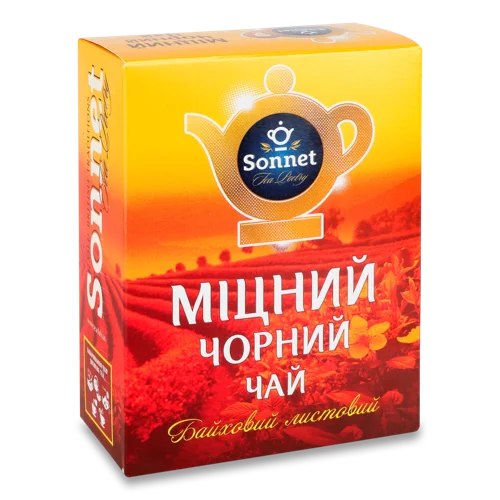 Чай Чорний Байховий Листовий Міцний, в/ґ, к/у 70г