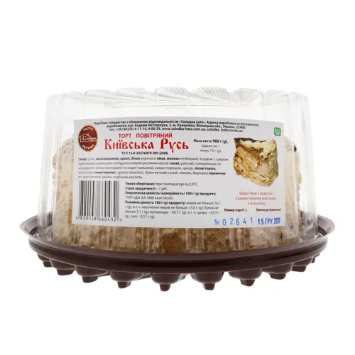 Торт повітряний Київська Русь Солодка хата п/у 900г