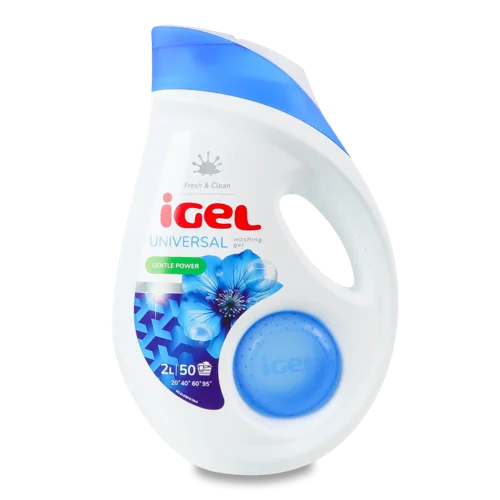 Гель для Прання Кольорових Та Білих Тканин Gentle Power Universal Igel, 2л