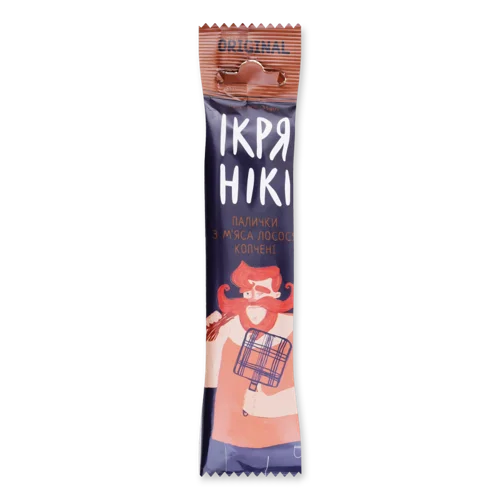 Палички З М'яса Лосося Копчені, н/к, 35г