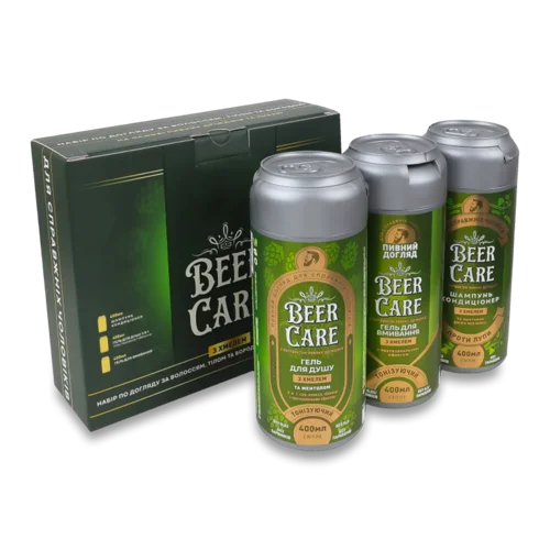 Набір Beer Care Хміль догляд тіла/обл/бороди чол
