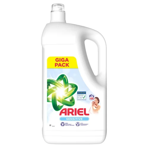 Гель для прання Ariel Sensitive для чутливої шкіри 5л