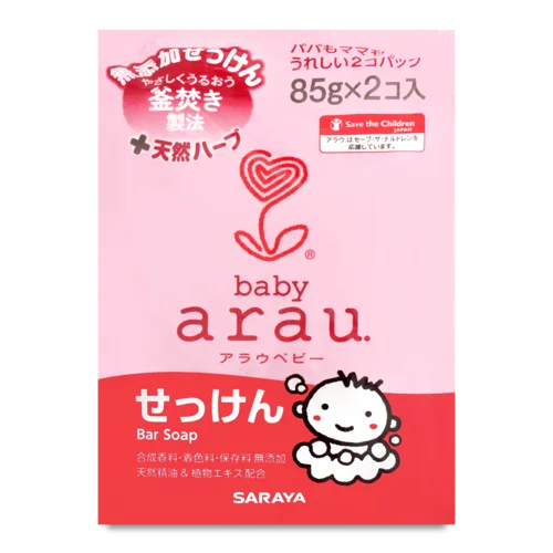 Дитяче Мило Кускове Arau Baby Bar Soap, 85 г, 2 шт