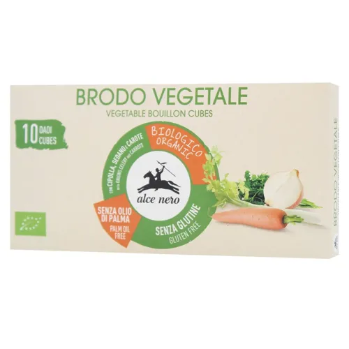 Бульйон Alce Nero овочевий в кубиках органічний 100г