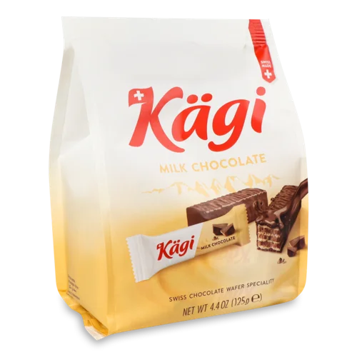 Вафлі В/ґ Kagi В Подвійному Шоколаді, Міні, 100г