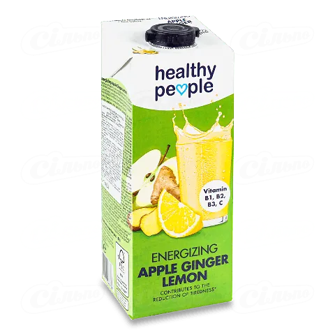 Напій соковий Healthy People яблуко-імбир-лимон, 1л