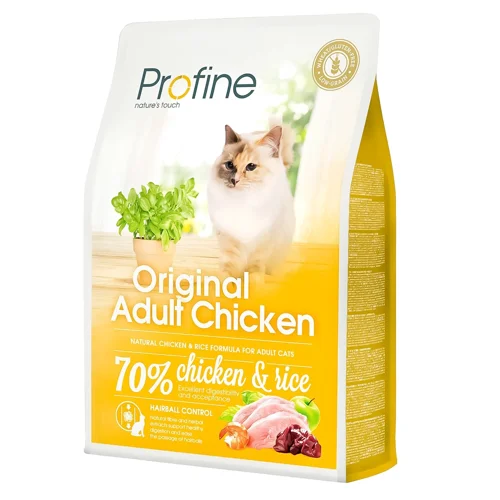 Корм сухий Profine Original з куркою та рисом для дорослих котів 2кг