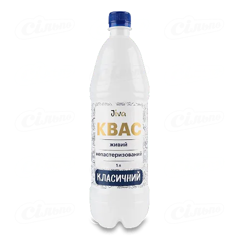 Квас Jiva ЛТ Класичний сильногазований, 1л