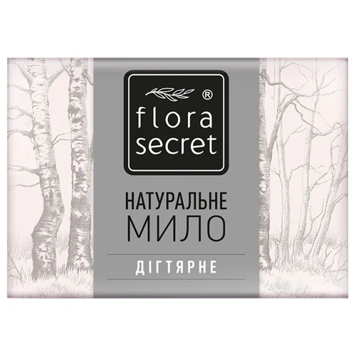 Мило тверде Flora Secret Дігтярне 75г