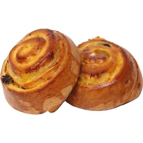 Булочка здобна з кремовою начинкою, вагова