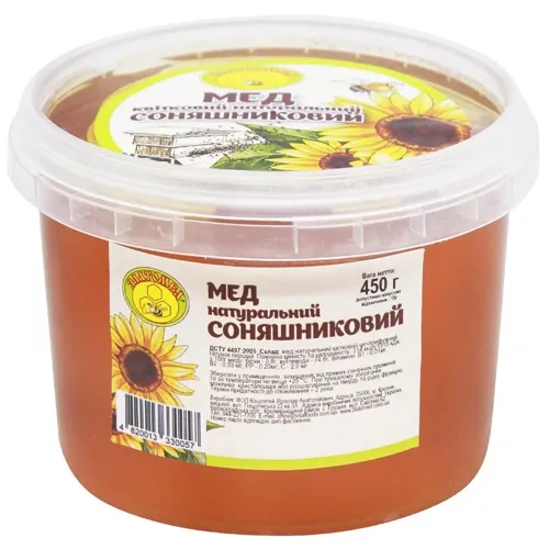 Мед Златомед Соняшниковий 450г