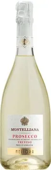 Вино ігристе Montelliana Meliora Prosecco Millesimato біле екстра сухе 0.75л 11%