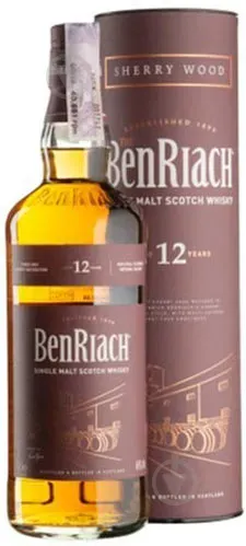 Віскі BenRiach 12 років 0,700 Tube