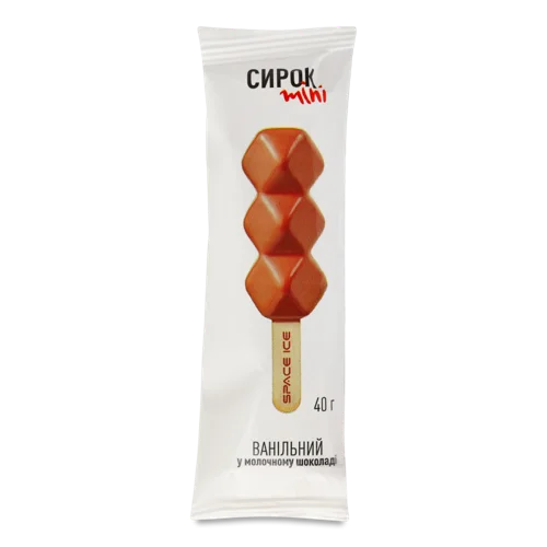 Сирок Ванільний У Молочному Шоколаді Mini Space Ice, м/у, 40г