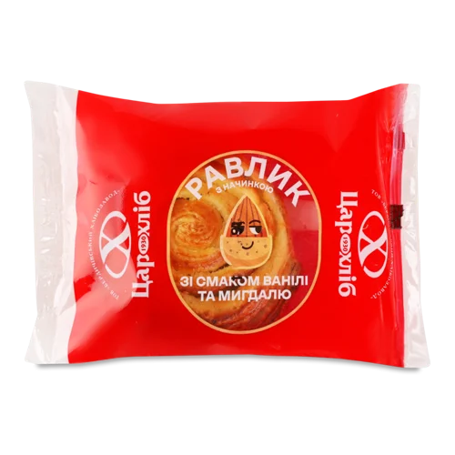 Булочка З Начинкою Зі Смаком Ванілі Та Мигдалю, в/ґ, 85г