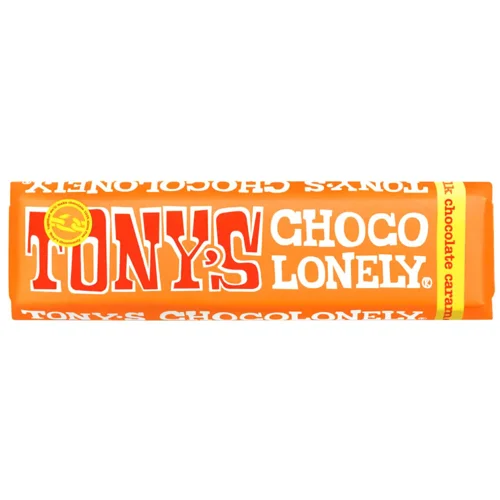 Батончик Tony's з молочного шоколаду з карамеллю та морською сіллю 47г