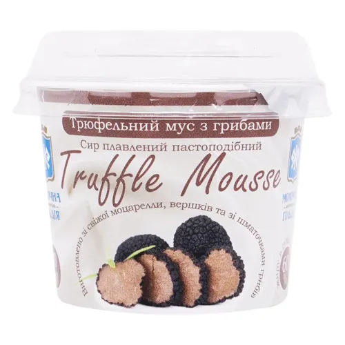 Сир плавлений «Молочна Гільдія» Трюфель мус з грибом 60%, 90г
