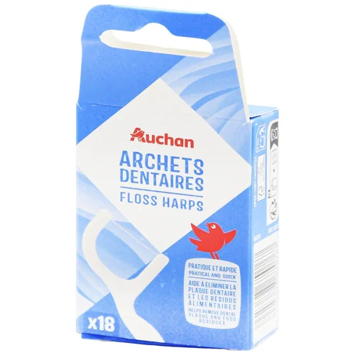 Зубна нитка-зубочистка Auchan 18шт*0,65г