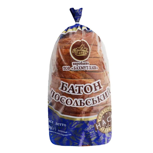 Батон нарізний Посольський Короваєво м/у 450г