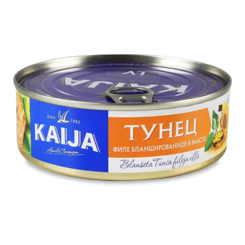 Тунець Філе В Олії Бланшований Вищого Ґатунку, з/б 200г