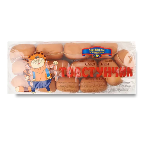 Сардельки Товстунчик Ходорівський М'ясокомбінат Варені, кг