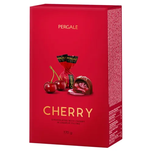Цукерки Pergale вишня в лікері 170г