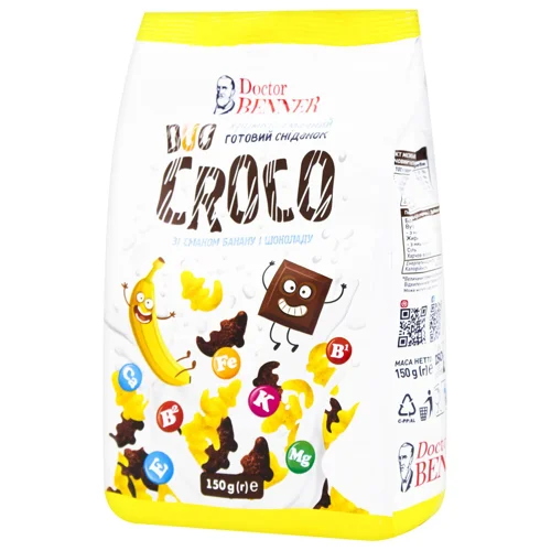 Сніданок сухий Dr.Benner Croco Duo 150г