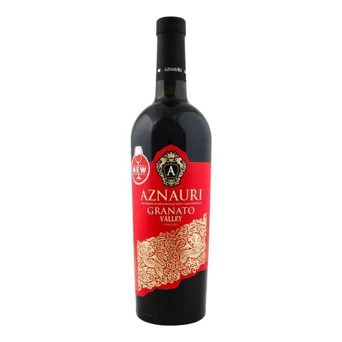 Вино 0.75л 9-13% червоне напівсолодке Granato Valley Aznauri пл