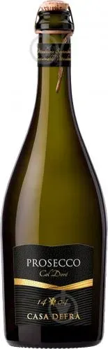 Вино ігристе біле брют Casa Defra Prosecco Frizzante 0.75л