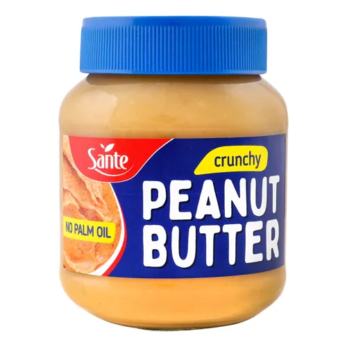 Масло арахісове зі шматочками горіхів Sante 350г