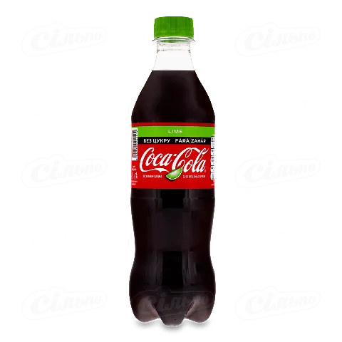 Напій газований Coca-Cola Zero Лайм 0,5л