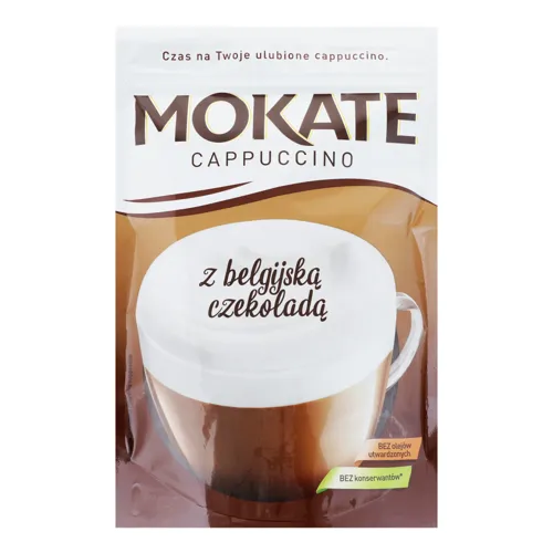 Кавовий напій MoKaTe 110г Капучино / Бельгійський шоколад