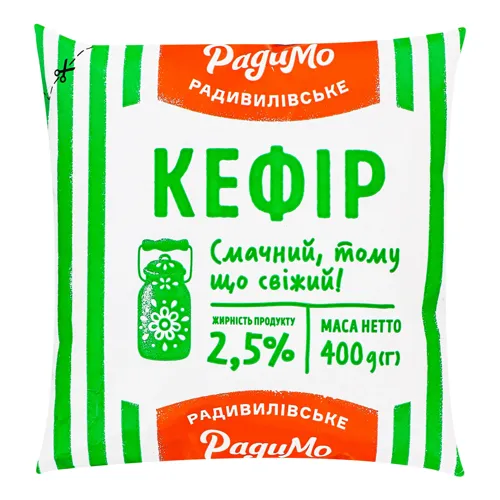 Кефір 2.5% РадиМо м/у 400г
