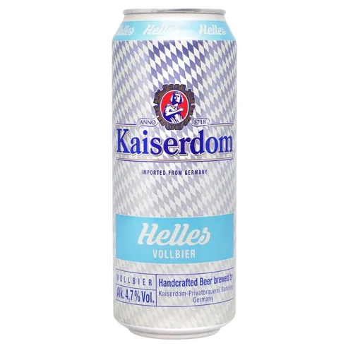 Пиво Kaiserdom Helles світле нефільтроване 4,9% 0,5л