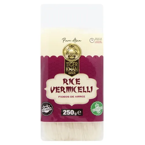 Макаронні вироби Tiger Khan Вермішель рисова 250г