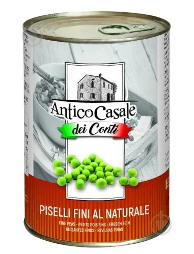Зелений горошок консервований Antico Casale 400г