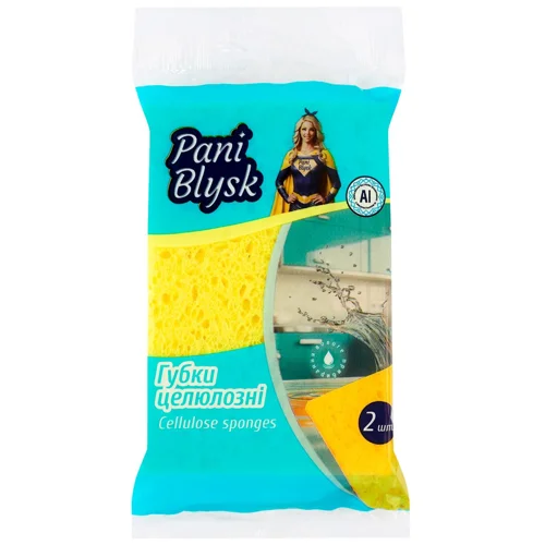 Губка Pani Blysk целюлозна 2шт
