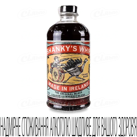 Лікер Shanky's Whip Black Irish Whiskey, 33%, 0,7л