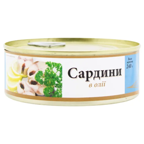 Сардина Amberfish в олії 240г