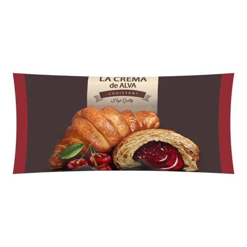 Круасан з начинкою зі смаком вишні La Crema de Alva м/у 65г