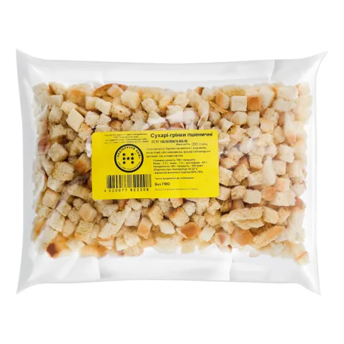 Сухарі-грінки пшеничні Надзбруччя хліб м/у 200г