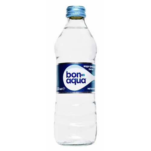 Вода мінеральна BonAqua негазована скло, 330мл