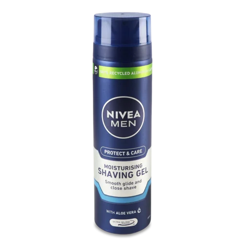 Гель для Гоління Зволожуючий Protect&Care Nivea Men, 200мл