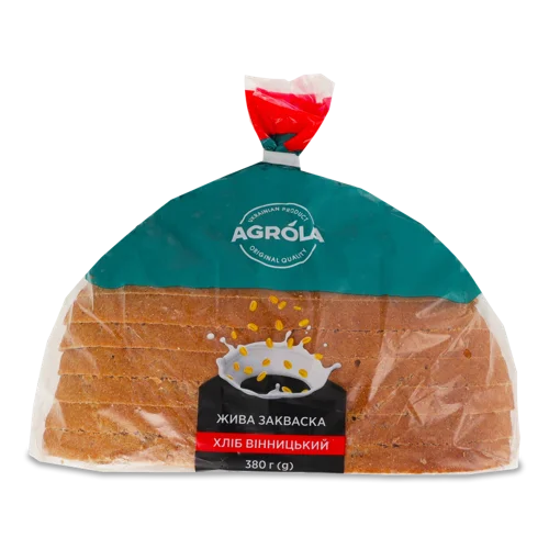 Хліб Нарізний Вінницький Agrola, в/ґ, 380г