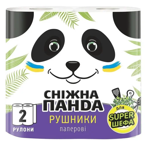Рушники паперові Сніжна панда 2шт