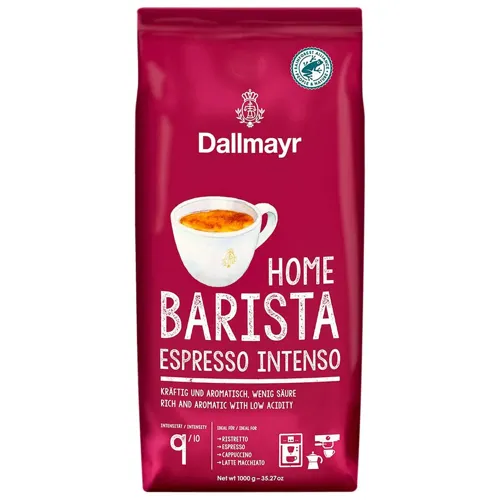 Кава Dallmayr смажена в зернах Home Barista Espresso Intenso 1кг